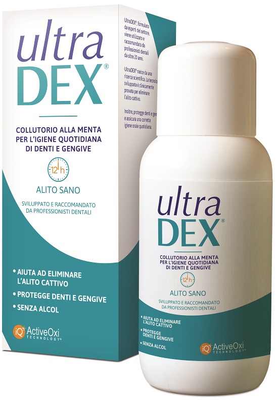 ULTRADEX COLLUTORIO ALITO SANO 250 ML SENZA ALCOOL - Farmacia Mortise