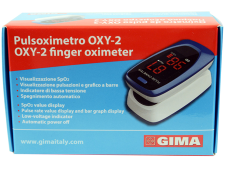 PULSOXIMETRO DA DITO OXY-2 SCHERMO LED 60X30,5X32,5MM 1 PEZZO - Farmacia Mortise