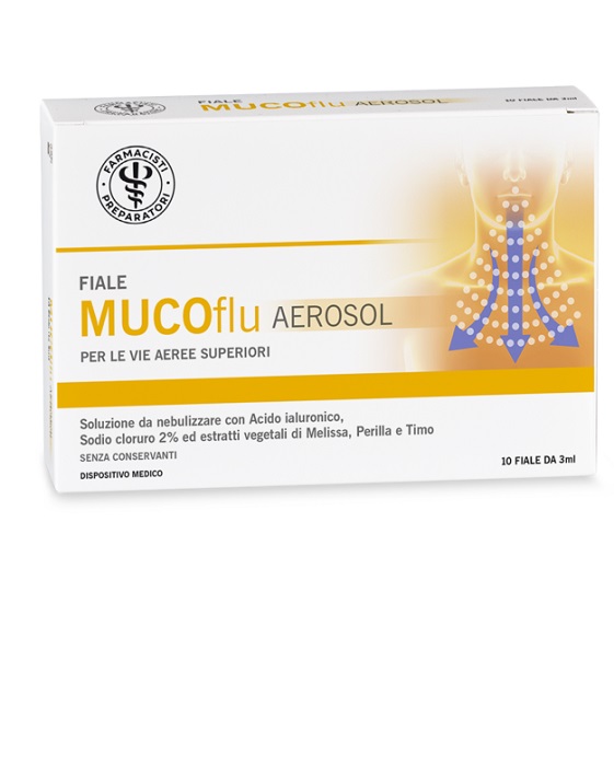 LFP AEROSOL LFP MUCOFLU SOLUZIONE IPERTONICA 10 FIALE MONODOSE DA 3 ML - Farmacia Mortise
