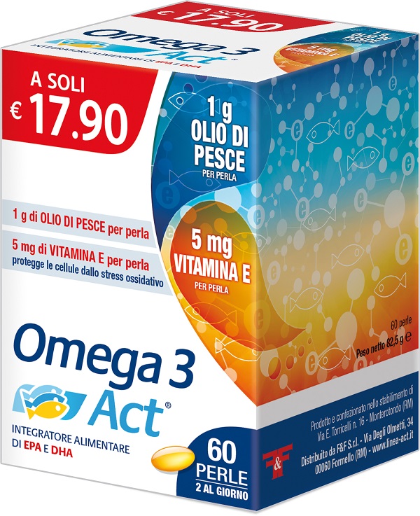 OMEGA 3 ACT 1G 60 PERLE - Farmacia Mortise
