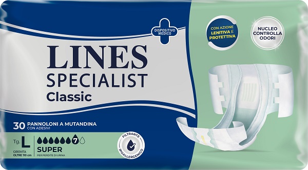 PANNOLONE A MUTANDA LINES SPECIALIST CLASSIC SUPER MG 30 PEZZI - Farmacia Mortise