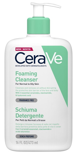 CERAVE SCHIUMA DETERGENTE VISO 473 ML - Farmacia Mortise