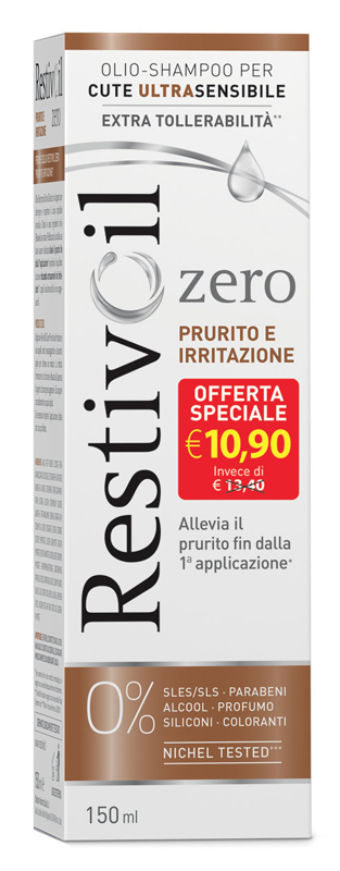 RESTIVOIL ZERO PRURITO E IRRITAZIONE OFFERTA SPECIALE 150 ML - Farmacia Mortise