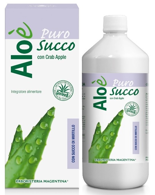 ALOE' ALOE VERA BIO + MIRTILLO 1 LITRO - Farmacia Mortise