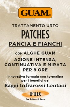 GUAM PATCHES TRATTAMENTO URTO PANCIA E FIANCHI 8 PEZZI - Farmacia Mortise
