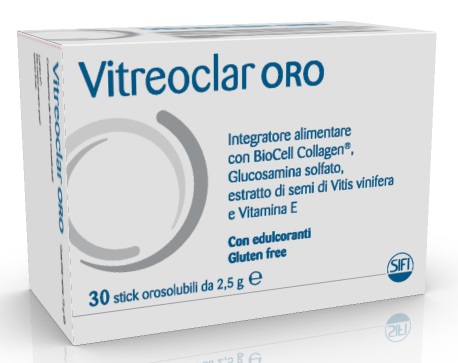 VITREOCLAR ORO 30 BUSTINE OROSOLUBILI DA 2,5 G - Farmacia Mortise