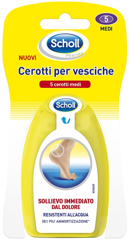 SCHOLL CEROTTI PER VESCICHE MEDIO DITA DEI PIEDI 6 PEZZI - Farmacia Mortise