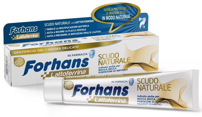 FORHANS DENTIFRICIO SCUDO NATURALE 75 ML - Farmacia Mortise