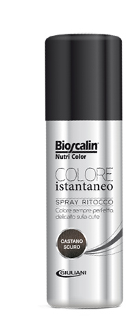 BIOSCALIN NUTRICOLOR SPRAY COLORE ISTANTANEO CASTANO SCURO 75 ML - Farmacia Mortise