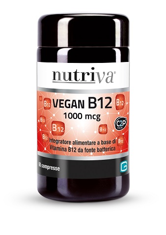 NUTRIVA VEGAN B12 60 COMPRESSE 1000MCG - Farmacia Mortise
