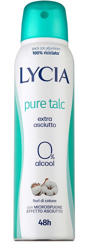 LYCIA SPRAY PURE TALC 150 ML - Farmacia Mortise