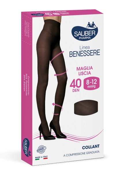 COLLANT VELATO SAUBER 8-12MMGH NERO 4 - Farmacia Mortise