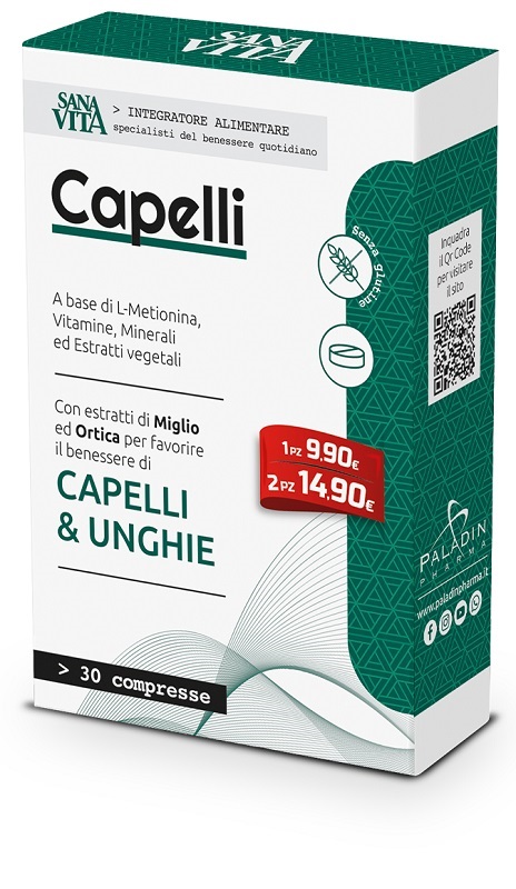 SANAVITA CAPELLI 30 COMPRESSE - Farmacia Mortise