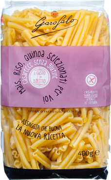 GAROFALO CASARECCE SENZA GLUTINE 400 G - Farmacia Mortise