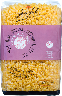GAROFALO ANELLINI SENZA GLUTINE 400 G - Farmacia Mortise