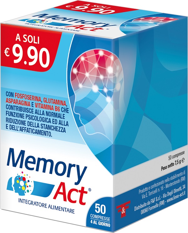 MEMORY ACT 50 COMPRESSE - Farmacia Mortise