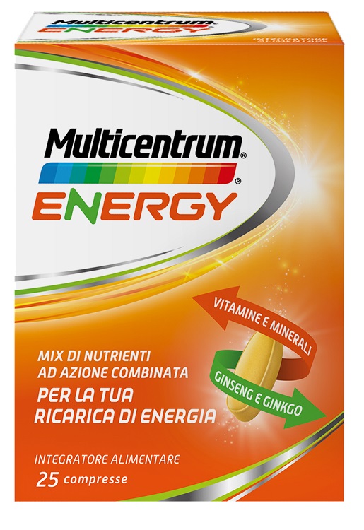 MULTICENTRUM MC ENERGY 25 COMPRESSE - Farmacia Mortise