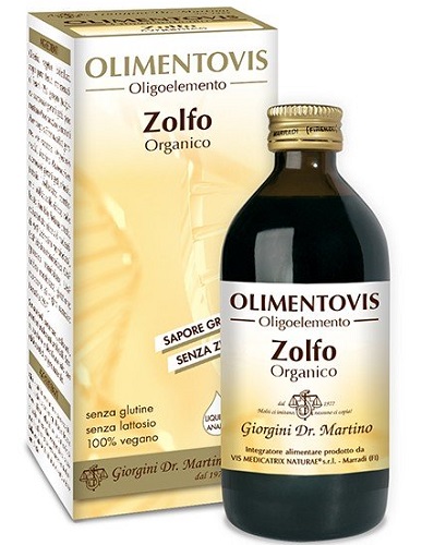 ZOLFO ORGANICO OLIMENTOVIS 200 ML - Farmacia Mortise