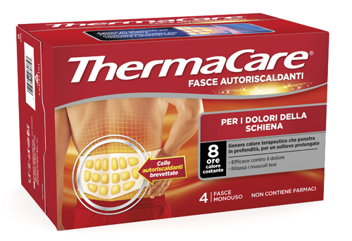 FASCE AUTORISCALDANTI THERMACARE SCHIENA 1 PEZZO - Farmacia Mortise