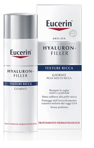 EUCERIN HYALURON-FILLER TEXTURE RICCA GIORNO 50 ML - Farmacia Mortise