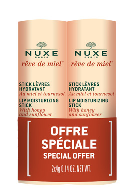 NUXE REVE DE MIEL DUO STICK LABBRA IDRATANTE 2X4 G - Farmacia Mortise