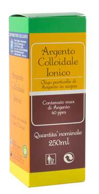 ARGENTO COLLOIDALE IONICO 40PPM CERTIFICATO 250 ML - Farmacia Mortise