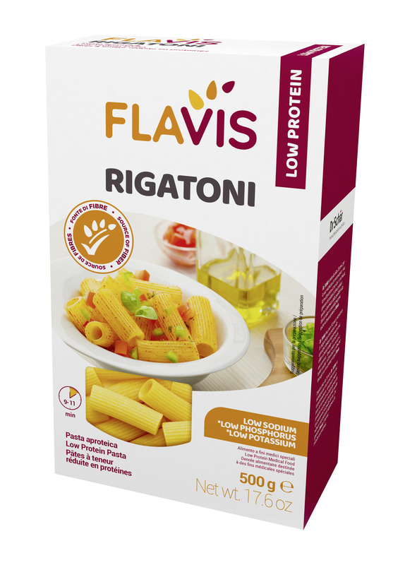 FLAVIS RIGATONI APROTEICI 500 G - Farmacia Mortise