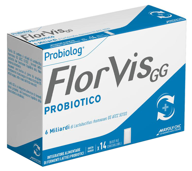 FLORVIS GG 14 BUSTINE OROSOLUBILI GUSTO MANGO - Farmacia Mortise