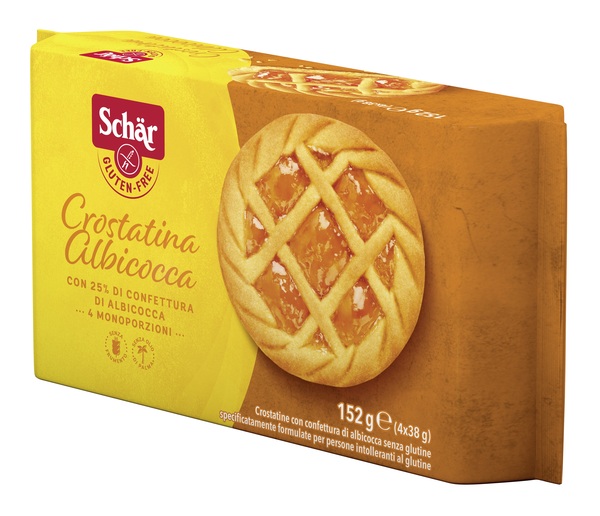 SCHAR CROSTATINA CON CONFETTURA DI ALBICOCCA 4 MONOPORZIONI DA 35 G - Farmacia Mortise