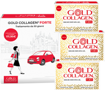 GOLD COLLAGEN FORTE TRATTAMENTO MENSILE 30 FLACONI - Farmacia Mortise