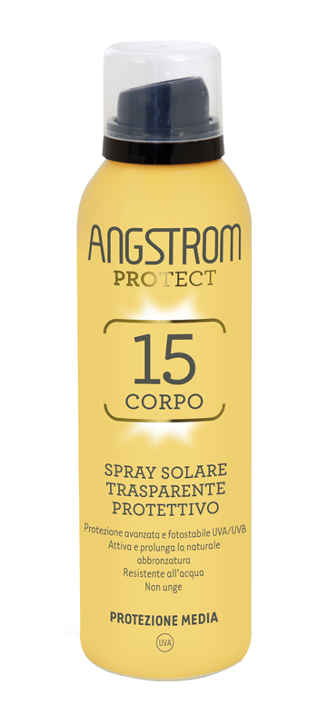 ANGSTROM PROTECT 15 CORPO SPRAY SOLARE TRASPARENTE 150 ML - Farmacia Mortise