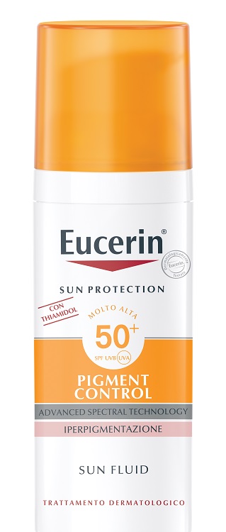 EUCERIN SUN PROTECTION SPF 50+ PIGMENT CONTROL SUN FLUID 50 ML - Farmacia Mortise