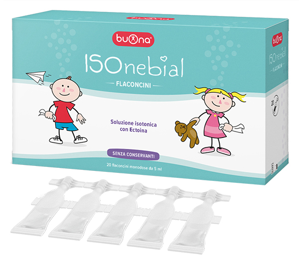 ISONEBIAL FLACONCINI SOLUZIONE ISOTONICA 0,9% CON AGGIUNTA DI ECTOINA 20X5 ML - Farmacia Mortise
