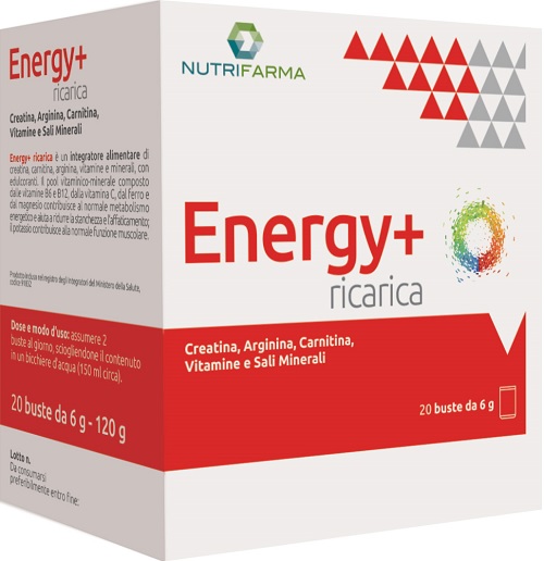 ENERGY+ RICARICA 20 BUSTINE - Farmacia Mortise