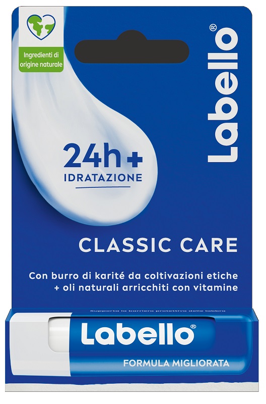 LABELLO CLASSIC CARE STICK 24H IDRATAZIONE FONDENTE SULLE LABBRA 5,5 ML - Farmacia Mortise