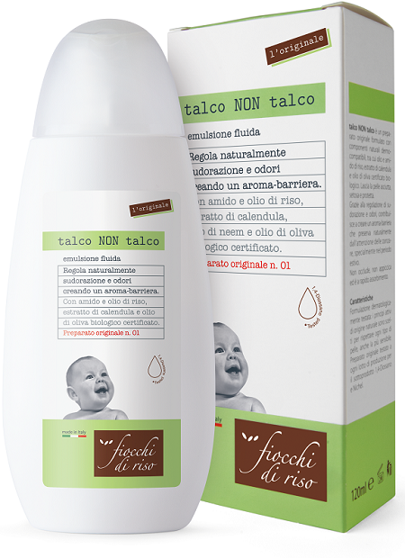 FIOCCHI DI RISO TALCO NON TALCO 120 ML - Farmacia Mortise