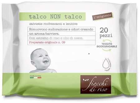 FIOCCHI DI RISO SALVIETTE TALCO NON TALCO - Farmacia Mortise