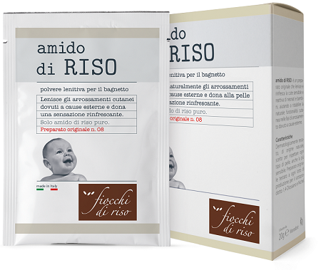 FIOCCHI DI RISO AMIDO DI RISO POLVERE LENITIVO 100 G - Farmacia Mortise