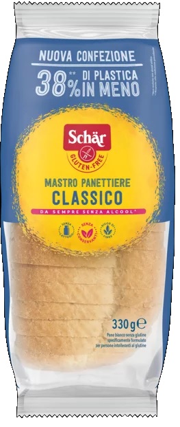 SCHAR CLASSICO DEL MASTRO PANETTIERE PANE BIANCO SENZA LATTOSIO 330 G - Farmacia Mortise