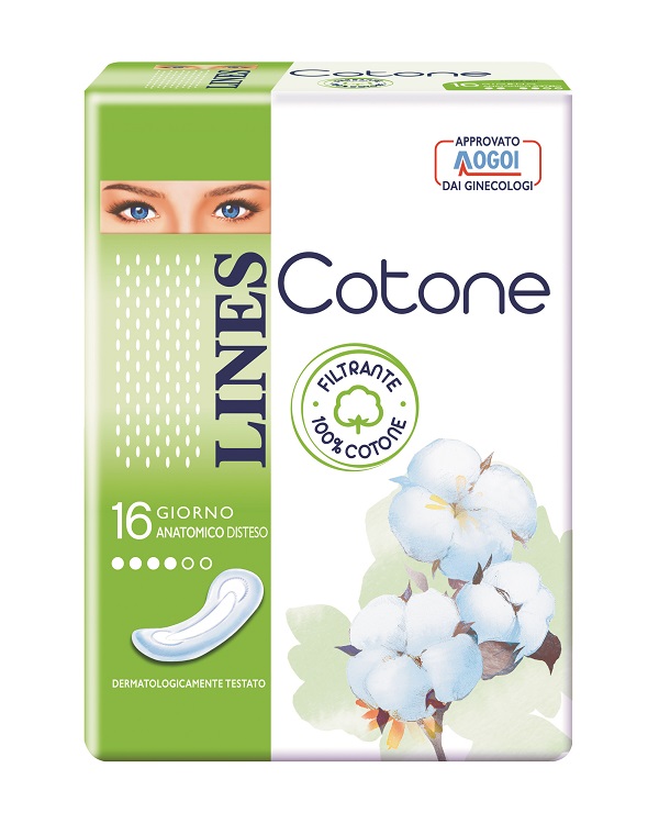 LINES COTONE NON ULTRA ANATOMICI DISTESI 16 PEZZI - Farmacia Mortise