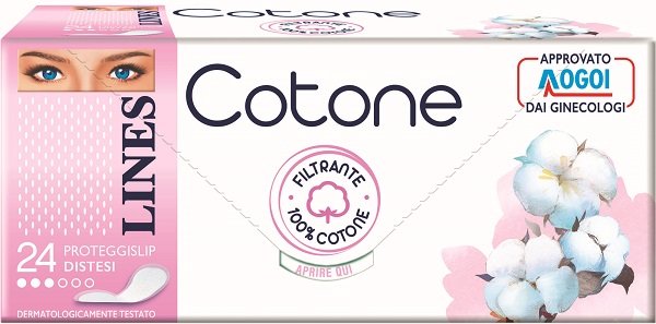 LINES COTONE PROTEGGISLIP DISTESI 24 PEZZI - Farmacia Mortise