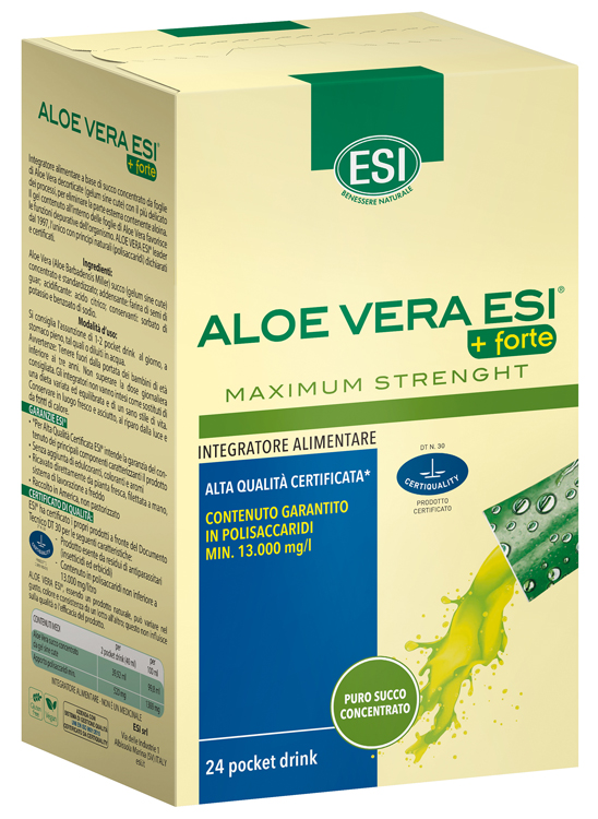 ESI ALOE VERA SUCCO + FORTE 24 POCKET DRINK - Farmacia Mortise