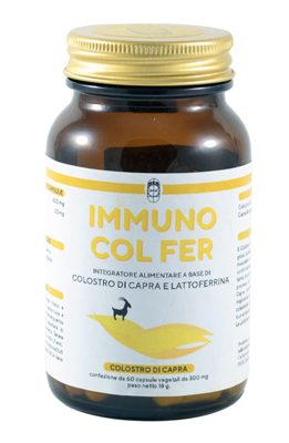 IMMUNO COL FER COLOSTRO DI CAPRA 60 CAPSULE VEGETALI - Farmacia Mortise