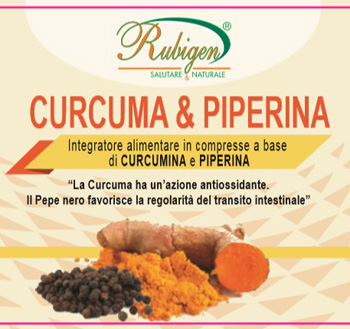 CURCUMA & PIPERINA RUBIGEN 120 COMPRESSE DA 500 MG - Farmacia Mortise