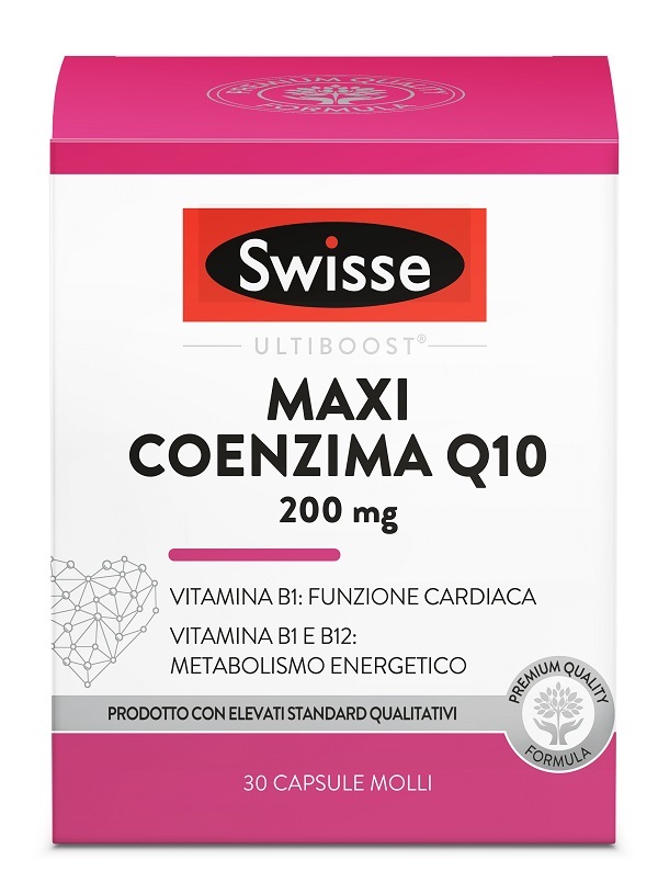 SWISSE MAXI COENZIMA Q10 200 MG 30 CAPSULE - Farmacia Mortise