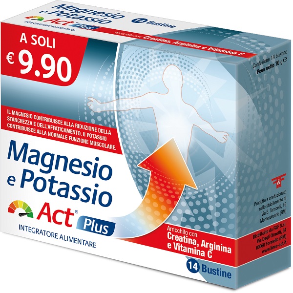 MAGNESIO E POTASSIO ACT PLUS 14 BUSTINE - Farmacia Mortise