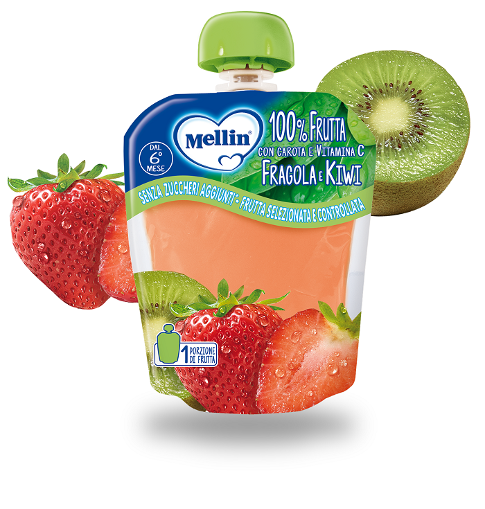 MELLIN POUCH FRAGOLA KIWI 90 G - Farmacia Mortise