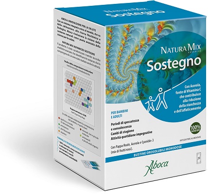NATURA MIX ADVANCED SOSTEGNO OROSOLUBILE 20 BUSTINE - Farmacia Mortise