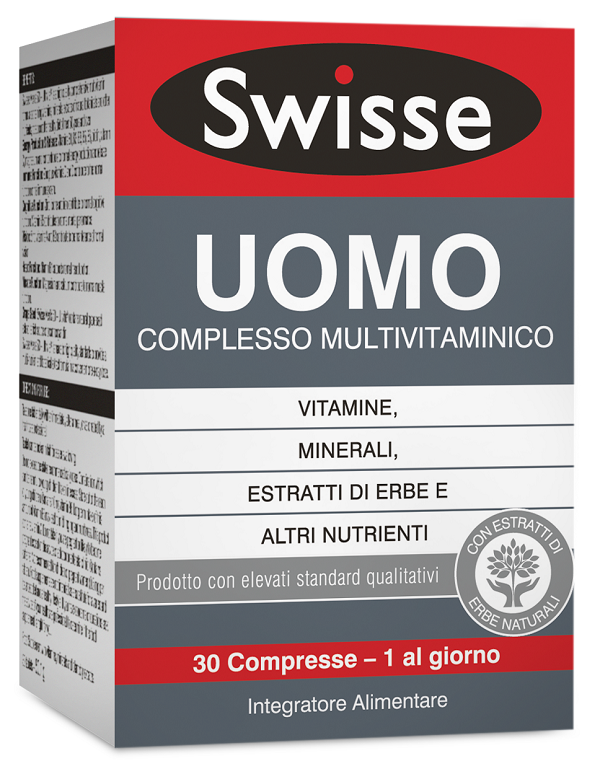 SWISSE MULTIVITAMINICO UOMO 30 COMPRESSE - Farmacia Mortise