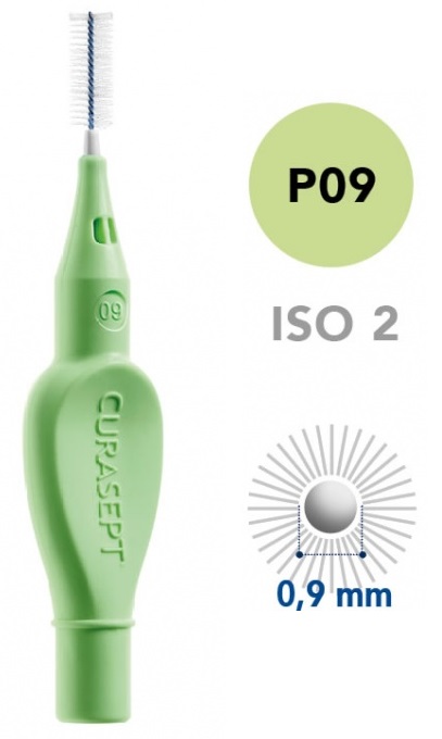CURASEPT PROXI P09 VERDE CHIARO/LIGHT GREEN 5 PEZZI - Farmacia Mortise